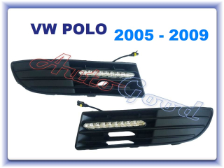 LED denné svietenie DRL VW Polo 2005 - 2009